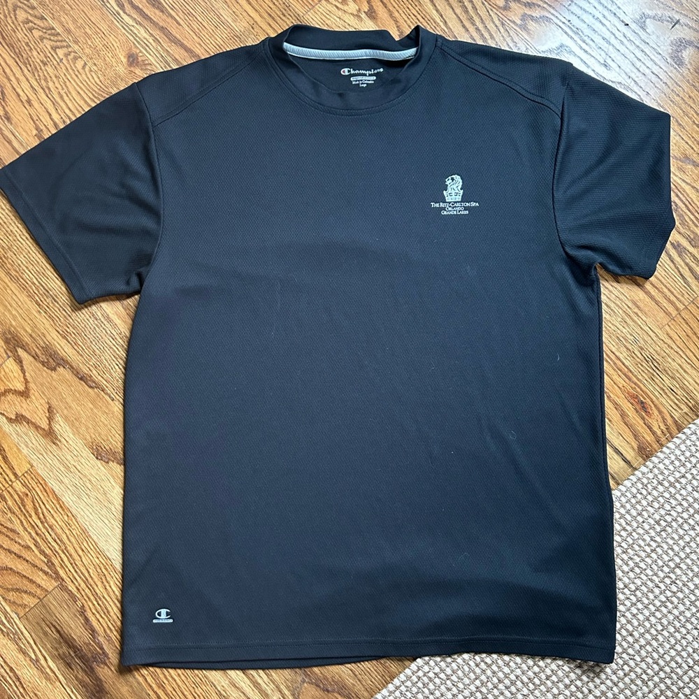 Champion Men's Blue Short Sleeve Tee
